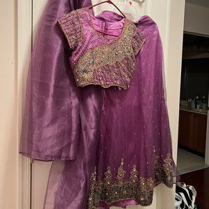 Lilac Lengha